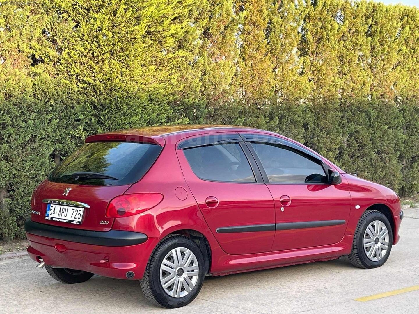 Galeriden Peugeot 206 1.4 X-Line 2003 Model Sakarya 212.000 km Bordo 2