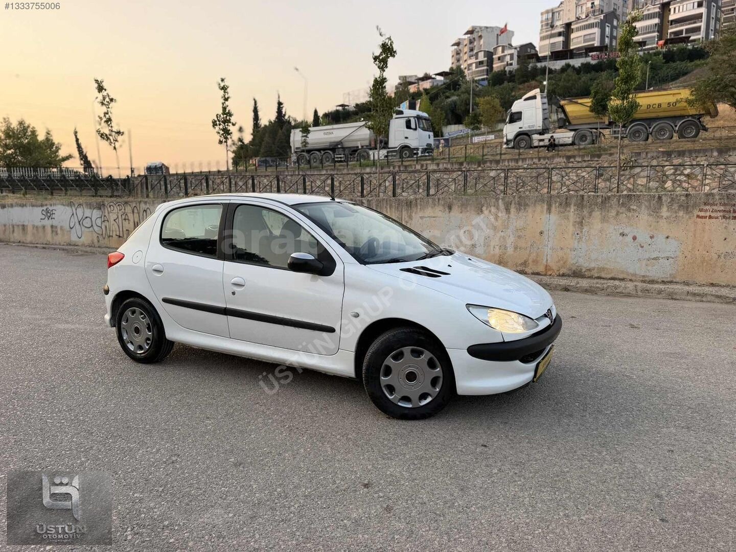 Galeriden Peugeot 206 1.4 X-Line 2004 Model Bursa 134.000 km Beyaz 3