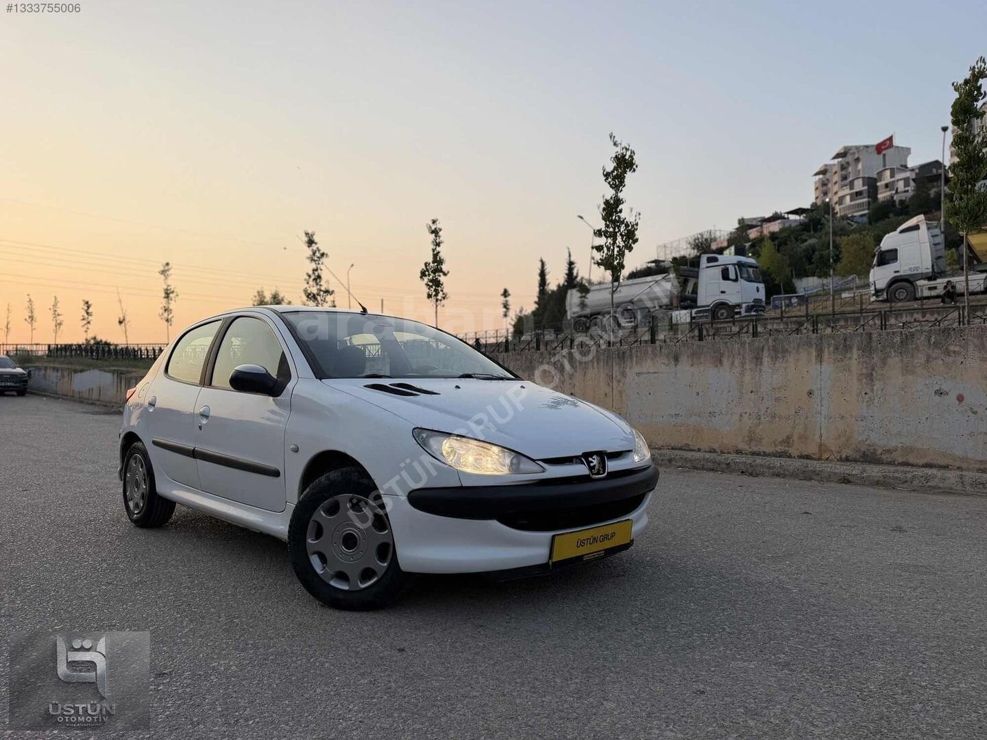 Galeriden Peugeot 206 1.4 X-Line 2004 Model Bursa 134.000 km Beyaz 2
