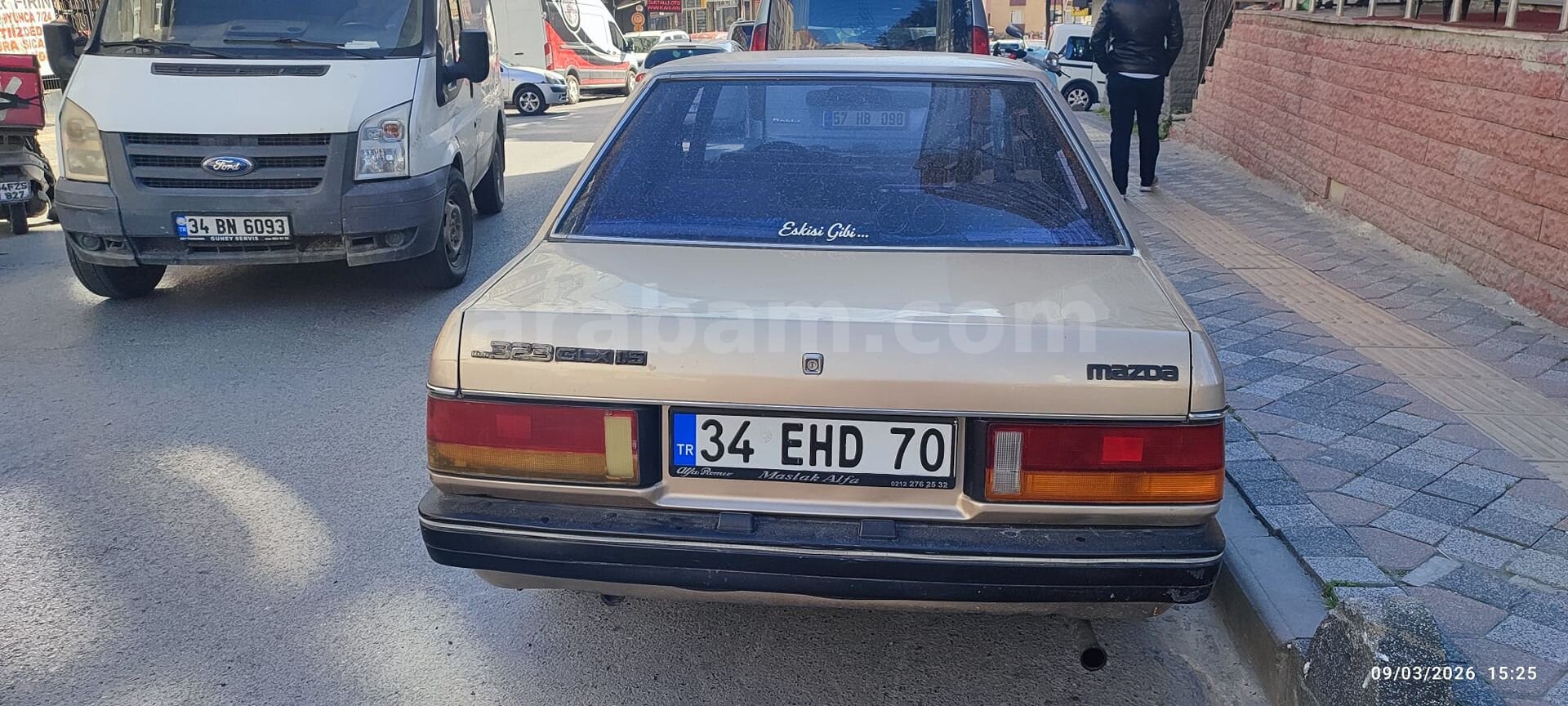 Sahibinden Mazda 323 1.7 D 1987 Model 6