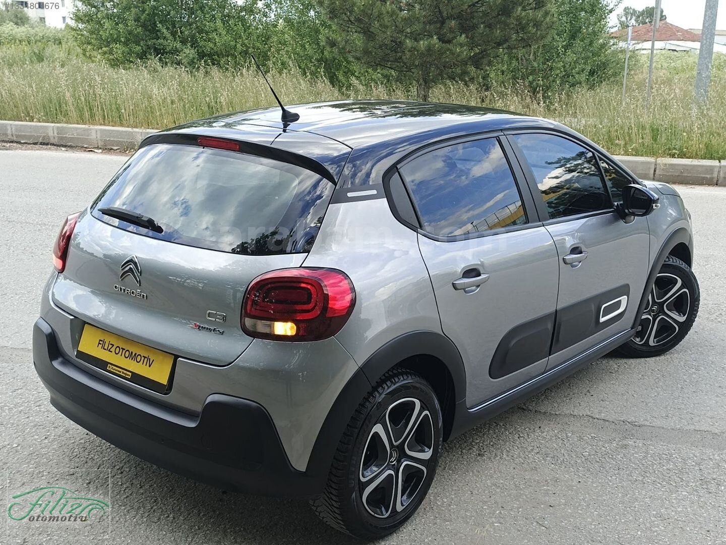 Galeriden Citroen C3 1.2 PureTech Feel Bold 2020 Model Kütahya 51.000 km Gri 3