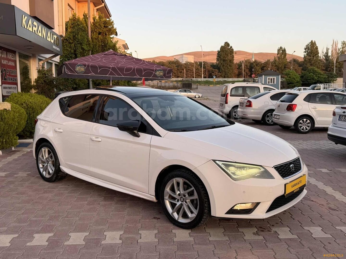Galeriden Seat Leon 1.6 TDI Style 2016 Model Van 194.000 km Beyaz 4