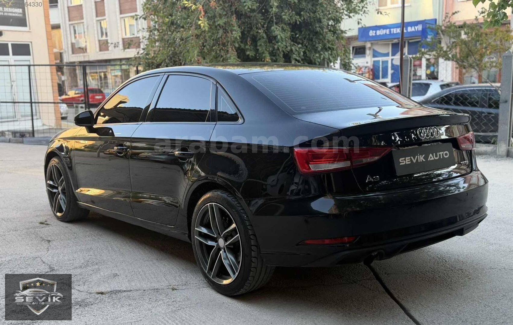 Galeriden Audi A3 Sedan 1.0 TFSI Dynamic 2017 Model Kırklareli 110.000 km Siyah 4