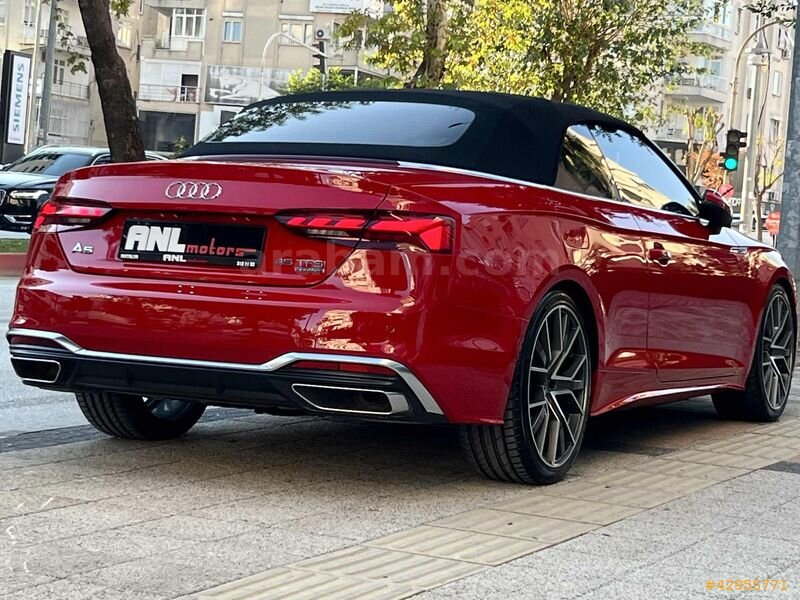 2022 A5 CABRİO SLİNE QUATTRO HAYALET+AİRSCARF+20 JANT BOYASIZ! 2