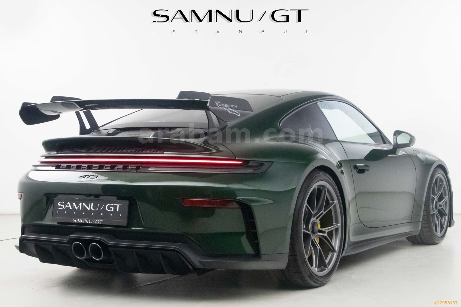 ŞAMNU/GT'DEN MAKYAJLI 992.2 PORSCHE GT3 WEISSACH PAKET 4
