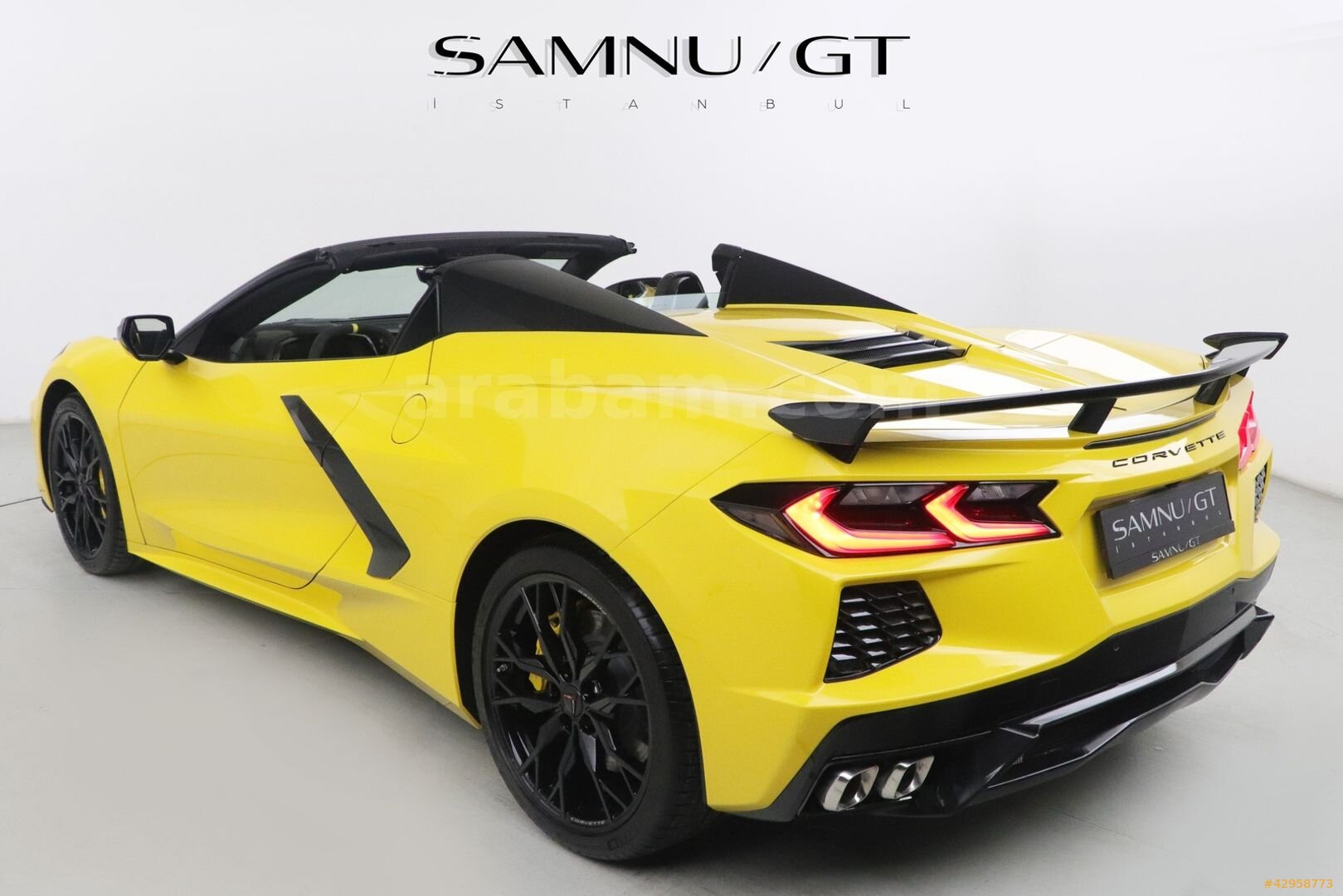 ŞAMNU/GT'DEN YENİ 2025 CORVETTE C8 CABRİO SPİDER TAVAN 6