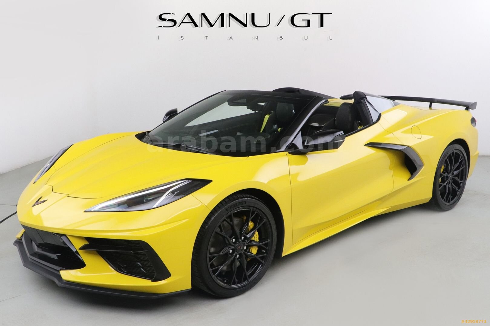 ŞAMNU/GT'DEN YENİ 2025 CORVETTE C8 CABRİO SPİDER TAVAN 4