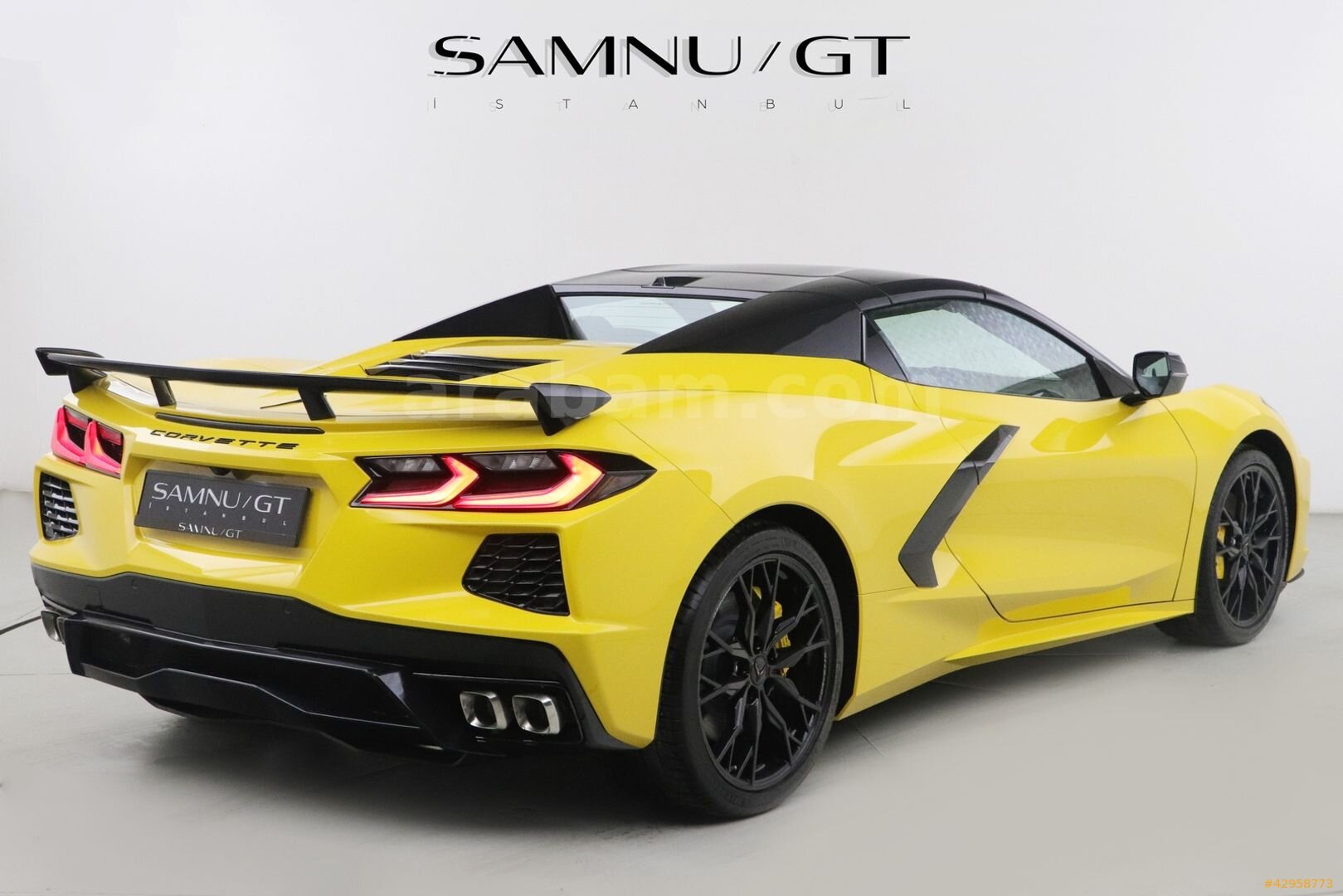 ŞAMNU/GT'DEN YENİ 2025 CORVETTE C8 CABRİO SPİDER TAVAN 5