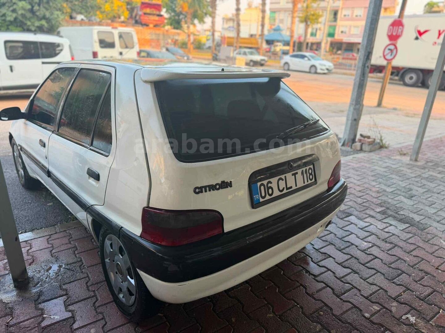 Galeriden Citroen Saxo 1.6 SX 1997 Model Antalya 166.000 km Beyaz 3
