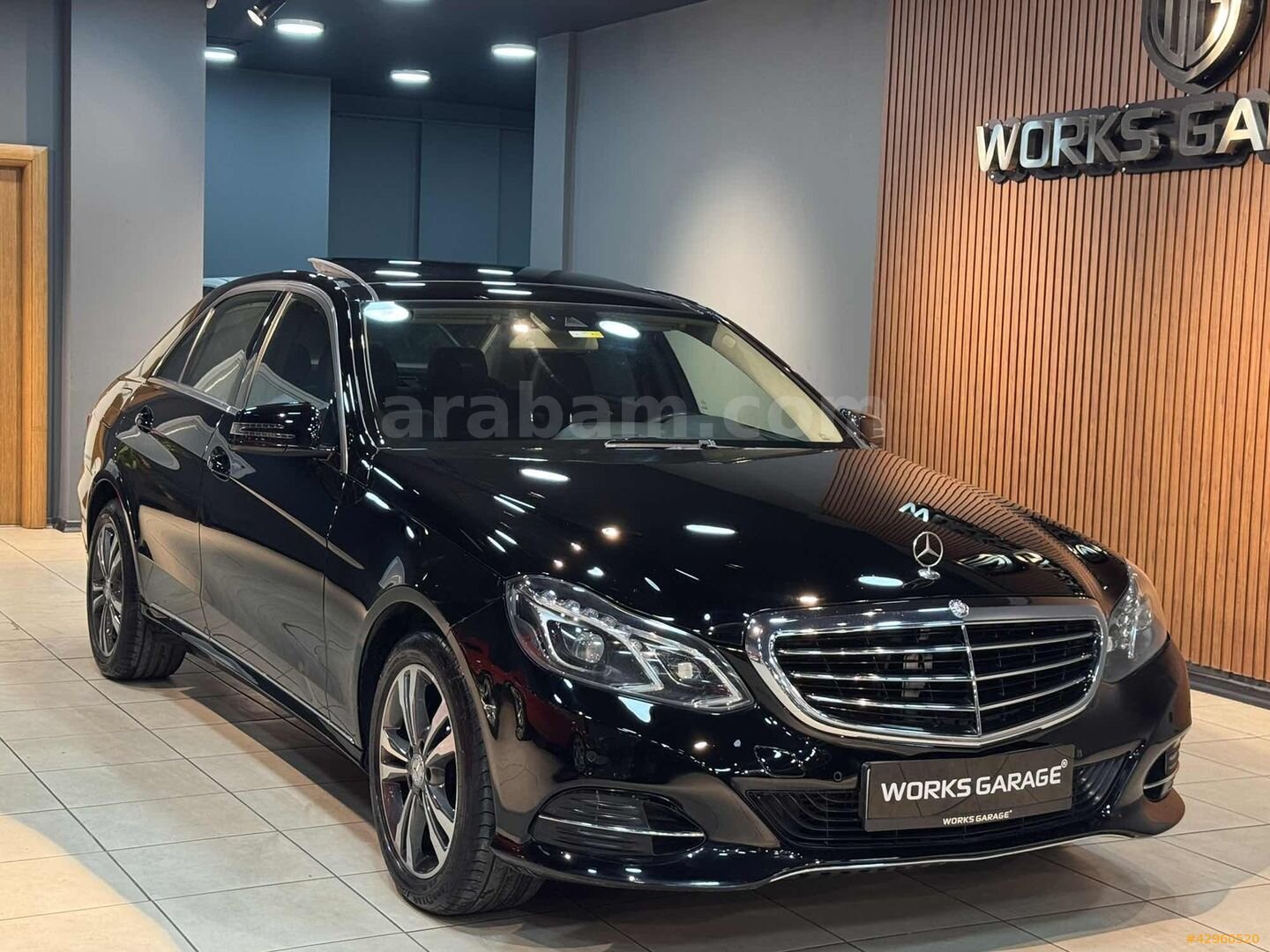 WORKS'dan Mercedes-Benz E250 Makyajlı Kasa Nadir Temizlikte 1
