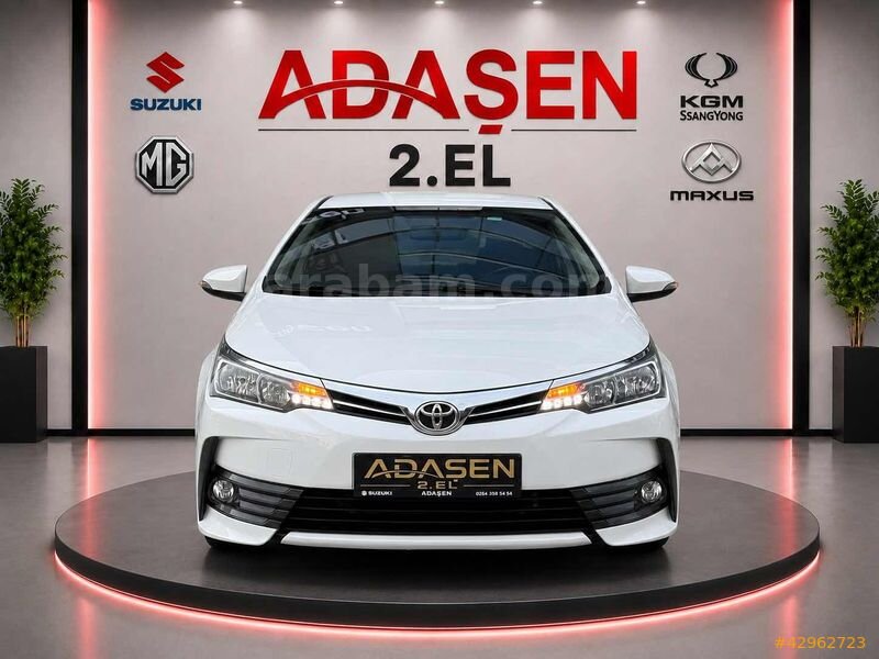 ADAŞEN'den 189Bin'de MAKYAJLI COROLLA 1.6 ADVANCE OTOMATİK