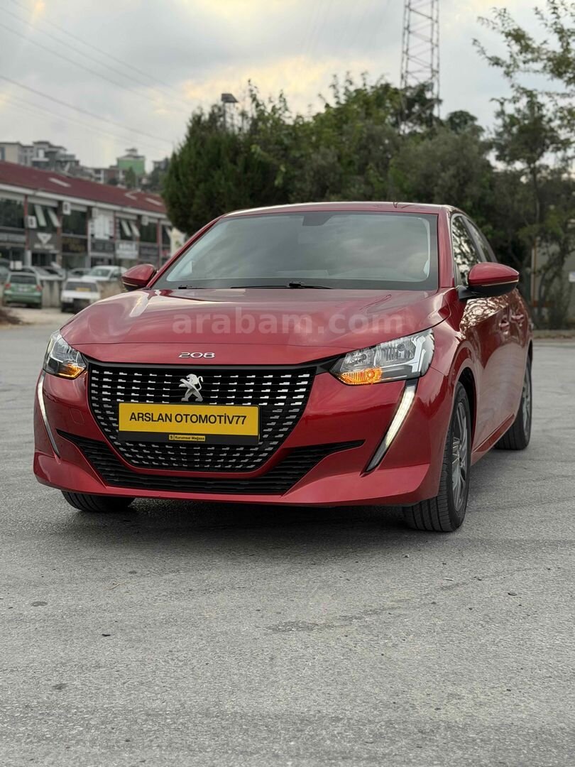 Galeriden Peugeot 208 1.2 PureTech Active 2021 Model Yalova 41.000 km Kırmızı 3