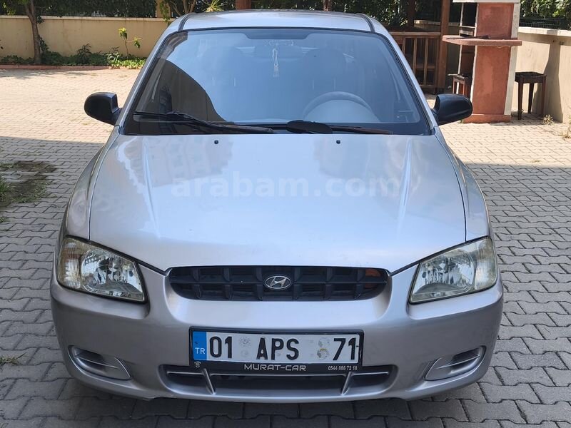 2001 HYUNDAİ ACCENT 170 BİNDE 1.3 LX HD KLM TAVANDA SOLUK YOK