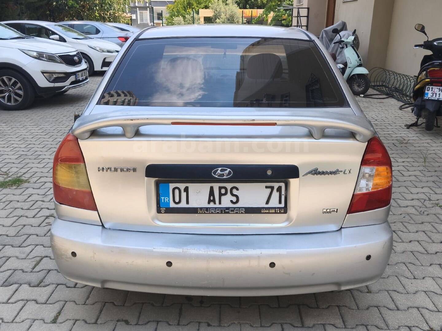 2001 HYUNDAİ ACCENT 170 BİNDE 1.3 LX HD KLM TAVANDA SOLUK YOK 3