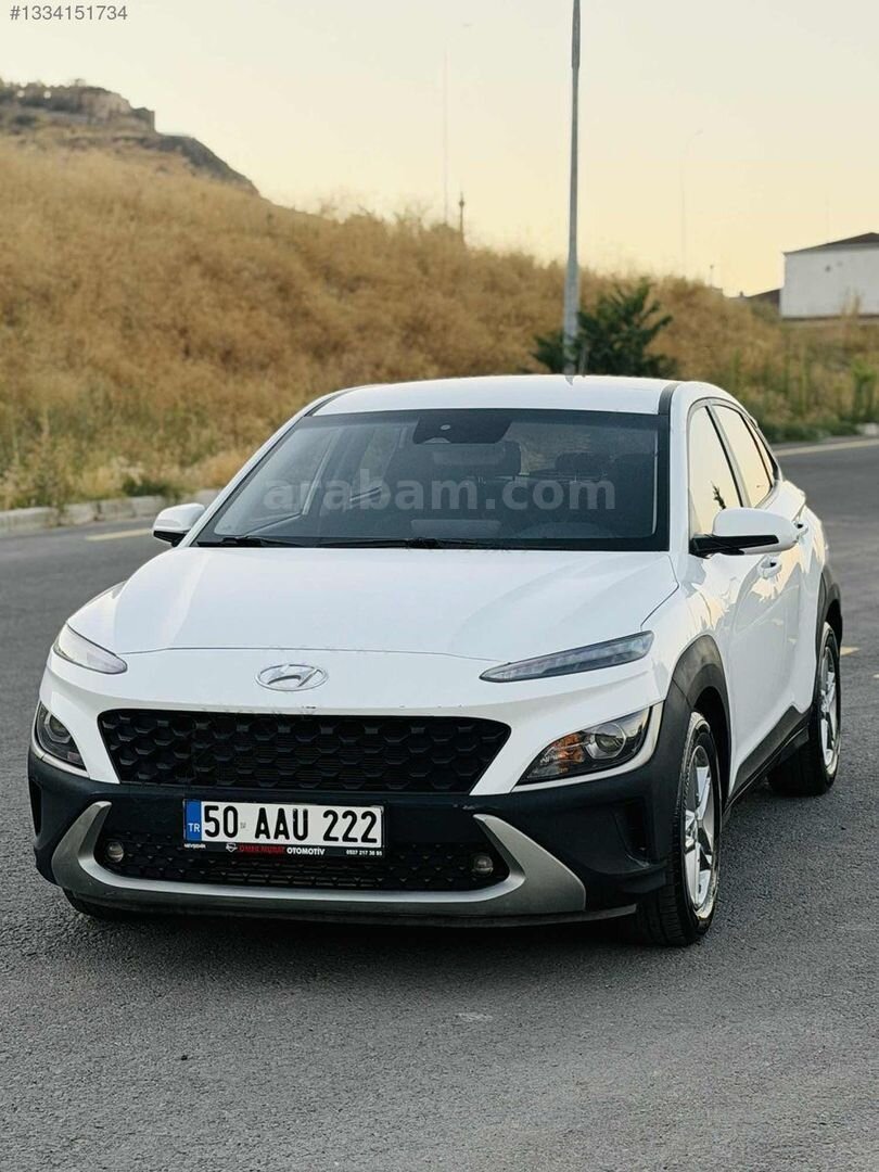 Galeriden Hyundai Kona 1.0 T-GDI Style 2021 Model Nevşehir 50.400 km Beyaz 1