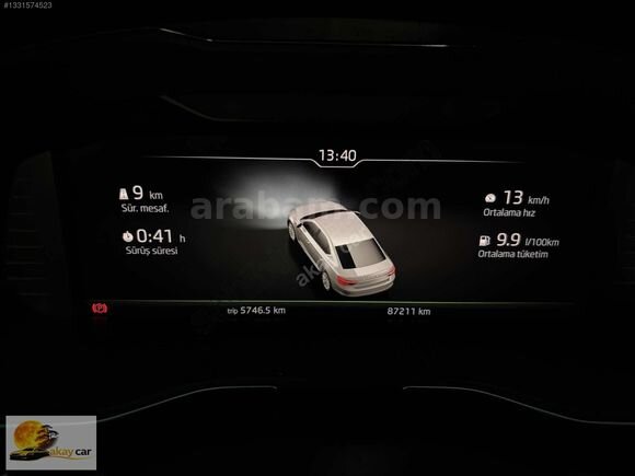 Galeriden Skoda SuperB 1.6 TDI Prestige 2020 Model Ankara 87.000