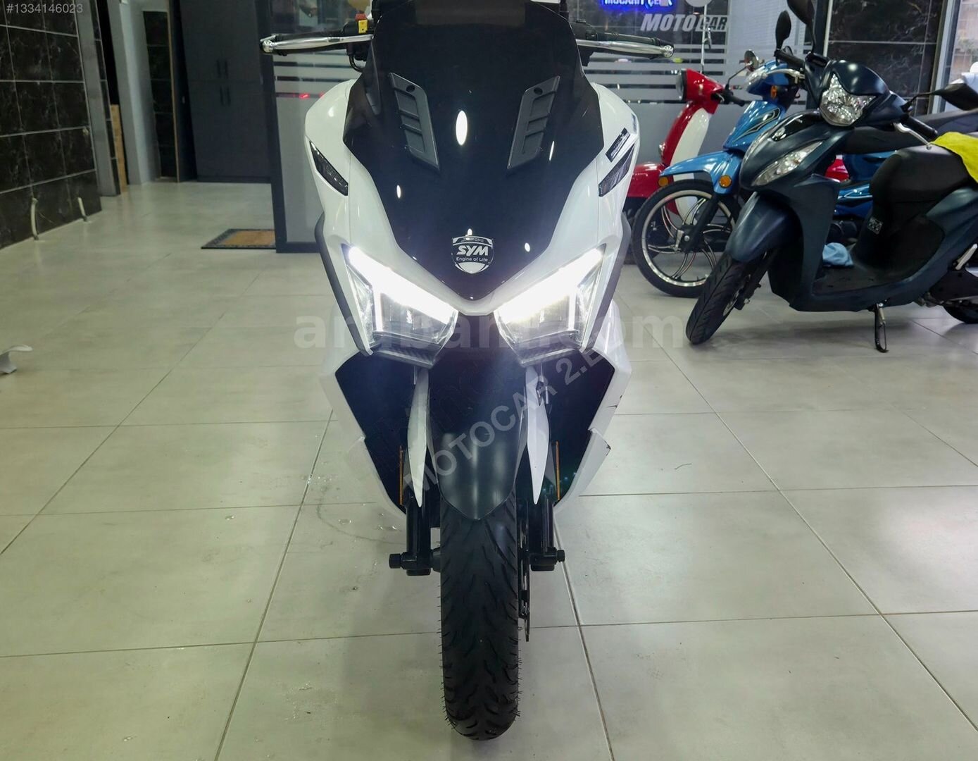 Galeriden SYM Jet X 125 2024 Model Samsun 6.800 km Beyaz