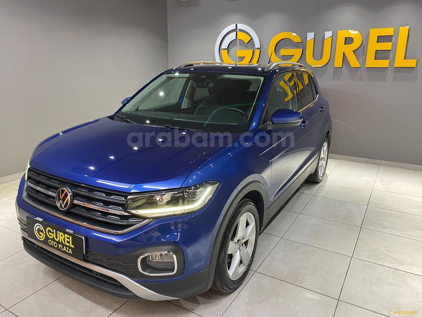 Galeriden Volkswagen T-Cross 1.0 TSI Style 2022 Model İzmir 51.947 km Mavi 3