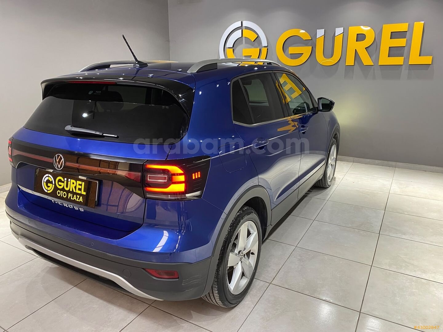 Galeriden Volkswagen T-Cross 1.0 TSI Style 2022 Model İzmir 51.947 km Mavi 6