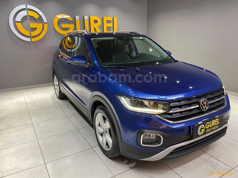 Galeriden Volkswagen T-Cross 1.0 TSI Style 2022 Model İzmir 51.947 km Mavi