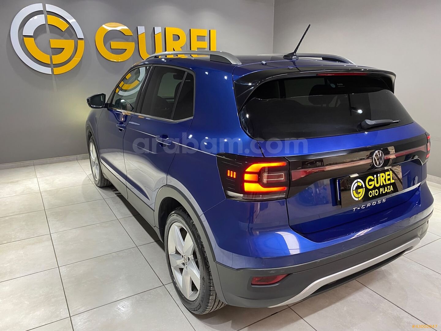 Galeriden Volkswagen T-Cross 1.0 TSI Style 2022 Model İzmir 51.947 km Mavi 4