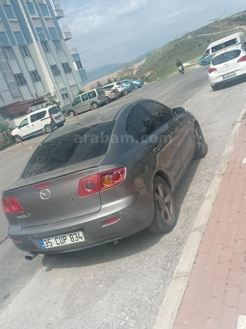 Sahibinden Mazda 3 1.6 Dynamic 2004 Model İzmir 520.000 km Füme 1
