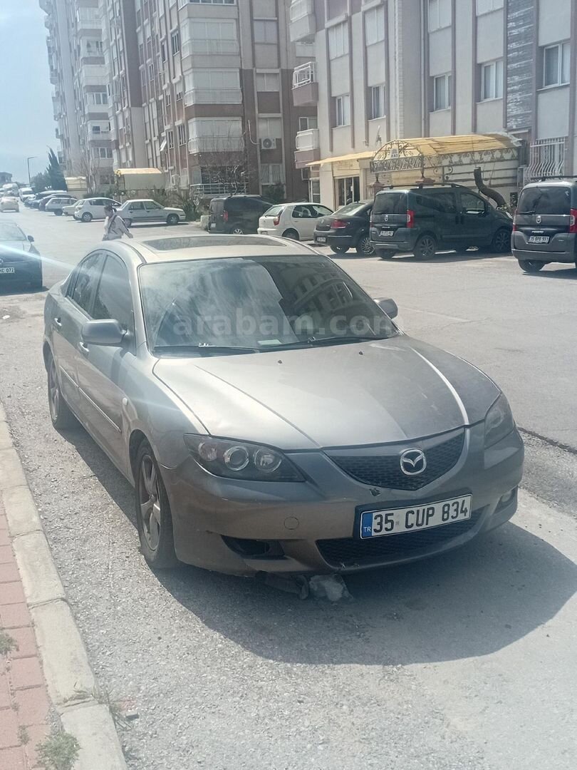 Sahibinden Mazda 3 1.6 Dynamic 2004 Model İzmir 520.000 km Füme 2