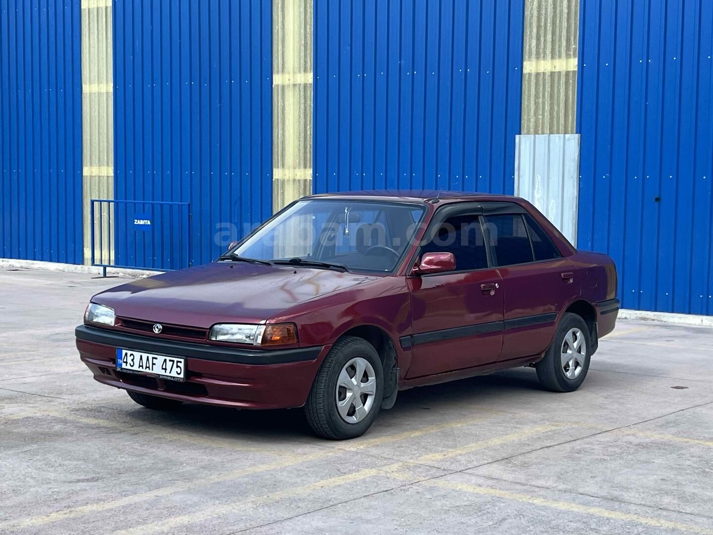 Sahibinden Mazda 323 1.6 GLX 1993 Model Kütahya 266.000 km Bordo 1