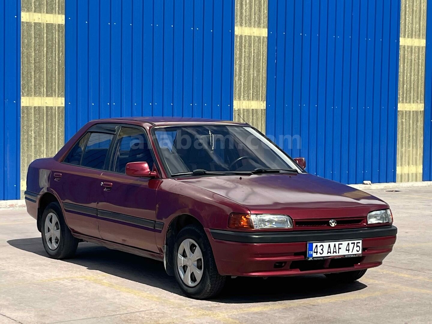 Sahibinden Mazda 323 1.6 GLX 1993 Model Kütahya 266.000 km Bordo 2