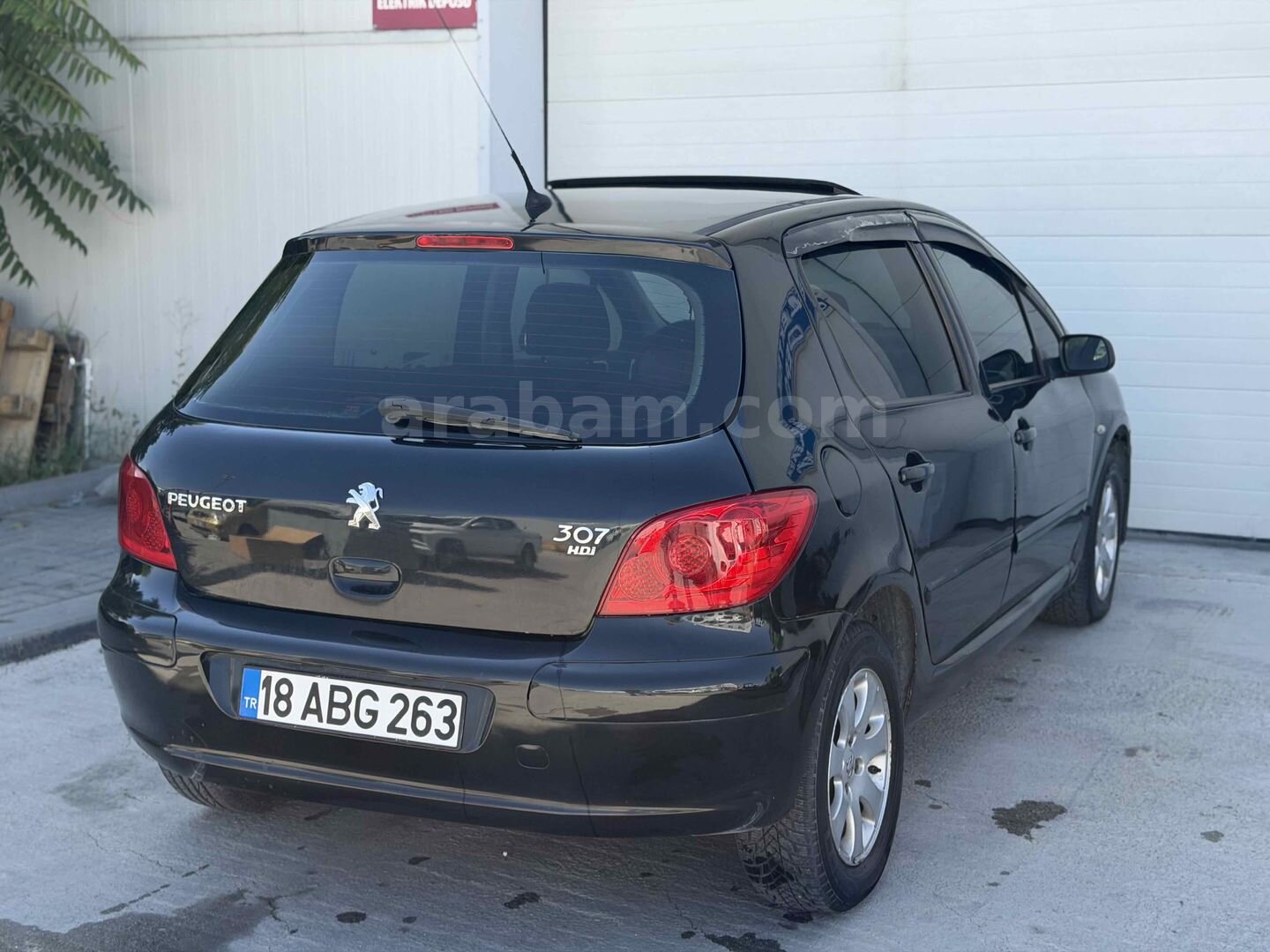 Galeriden Peugeot 307 1.6 HDi Designtech 2007 Model Ankara 347.000 km Siyah 5