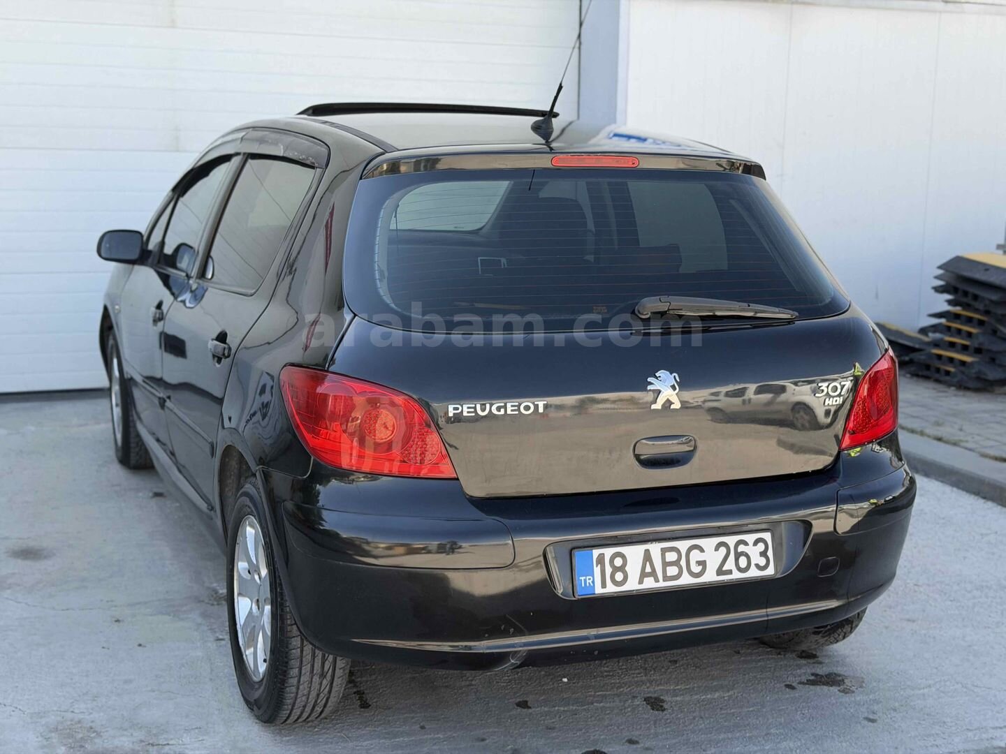 Galeriden Peugeot 307 1.6 HDi Designtech 2007 Model Ankara 347.000 km Siyah 3