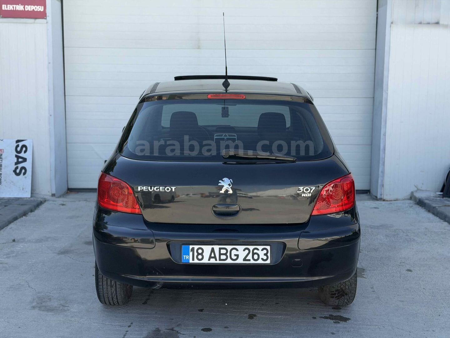 Galeriden Peugeot 307 1.6 HDi Designtech 2007 Model Ankara 347.000 km Siyah 4