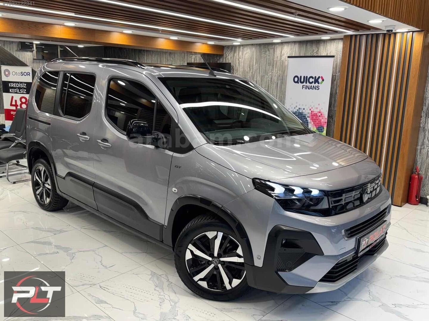 Galeriden Peugeot Rifter 1.5 BlueHDI GT 2024 Model İstanbul 45.338 km Gri 4