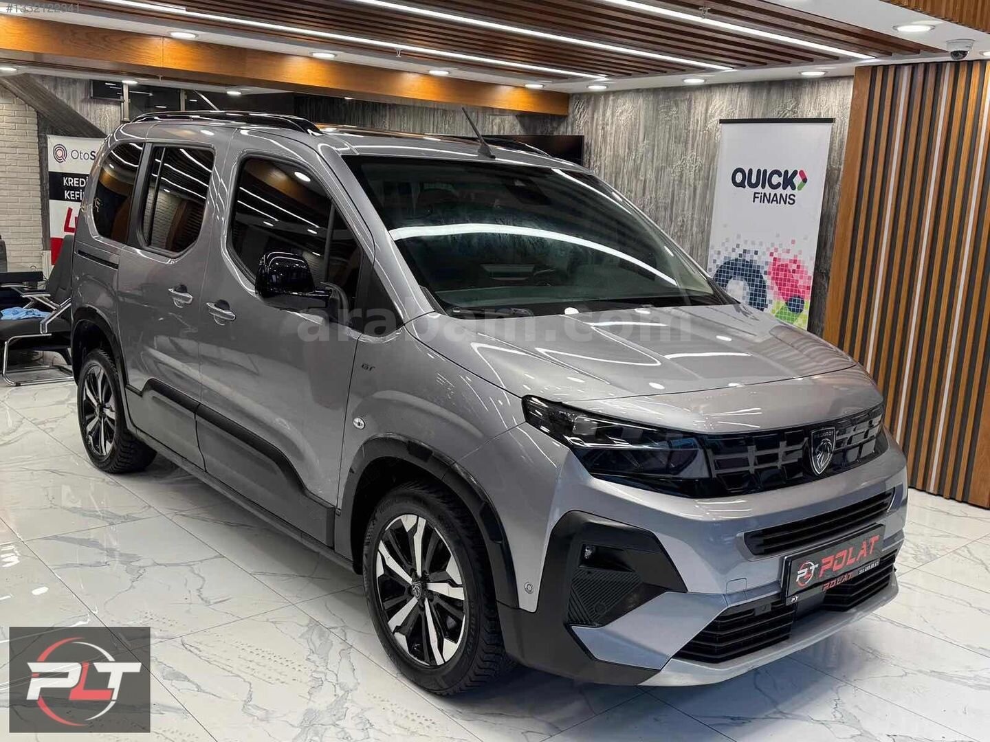 Galeriden Peugeot Rifter 1.5 BlueHDI GT 2024 Model İstanbul 45.338 km Gri 3
