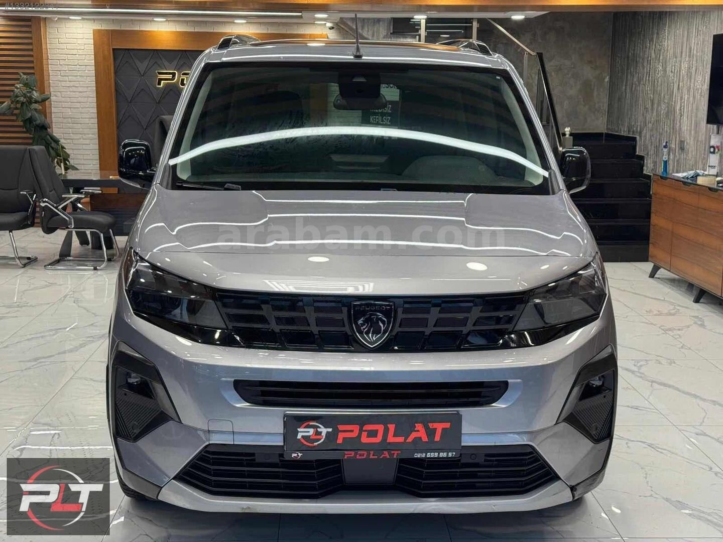 Galeriden Peugeot Rifter 1.5 BlueHDI GT 2024 Model İstanbul 45.338 km Gri 1