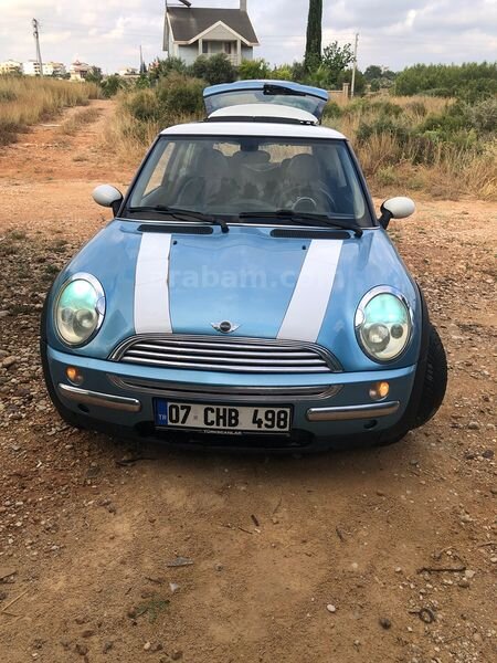 Sahibinden cam tavanlı sunrooflu Mini Cooper 1.6 Türkiye Paketi 2004 Model Antalya