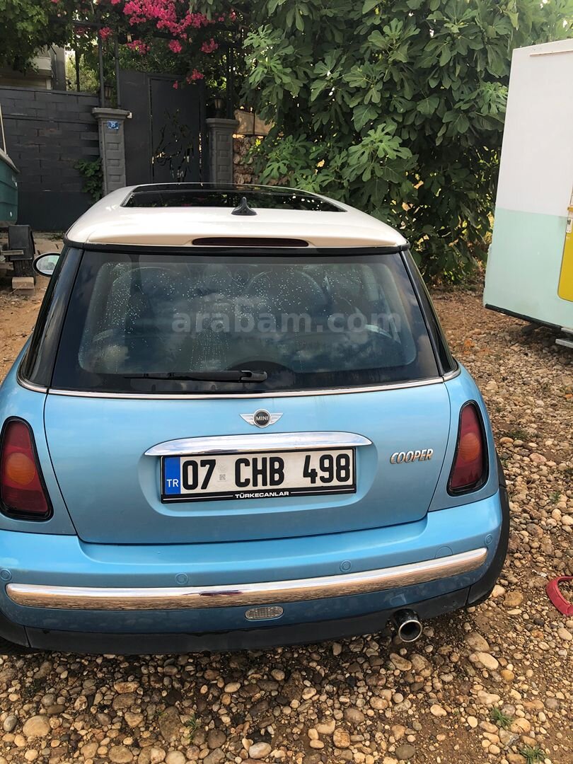 Sahibinden cam tavanlı sunrooflu Mini Cooper 1.6 Türkiye Paketi 2004 Model Antalya 5
