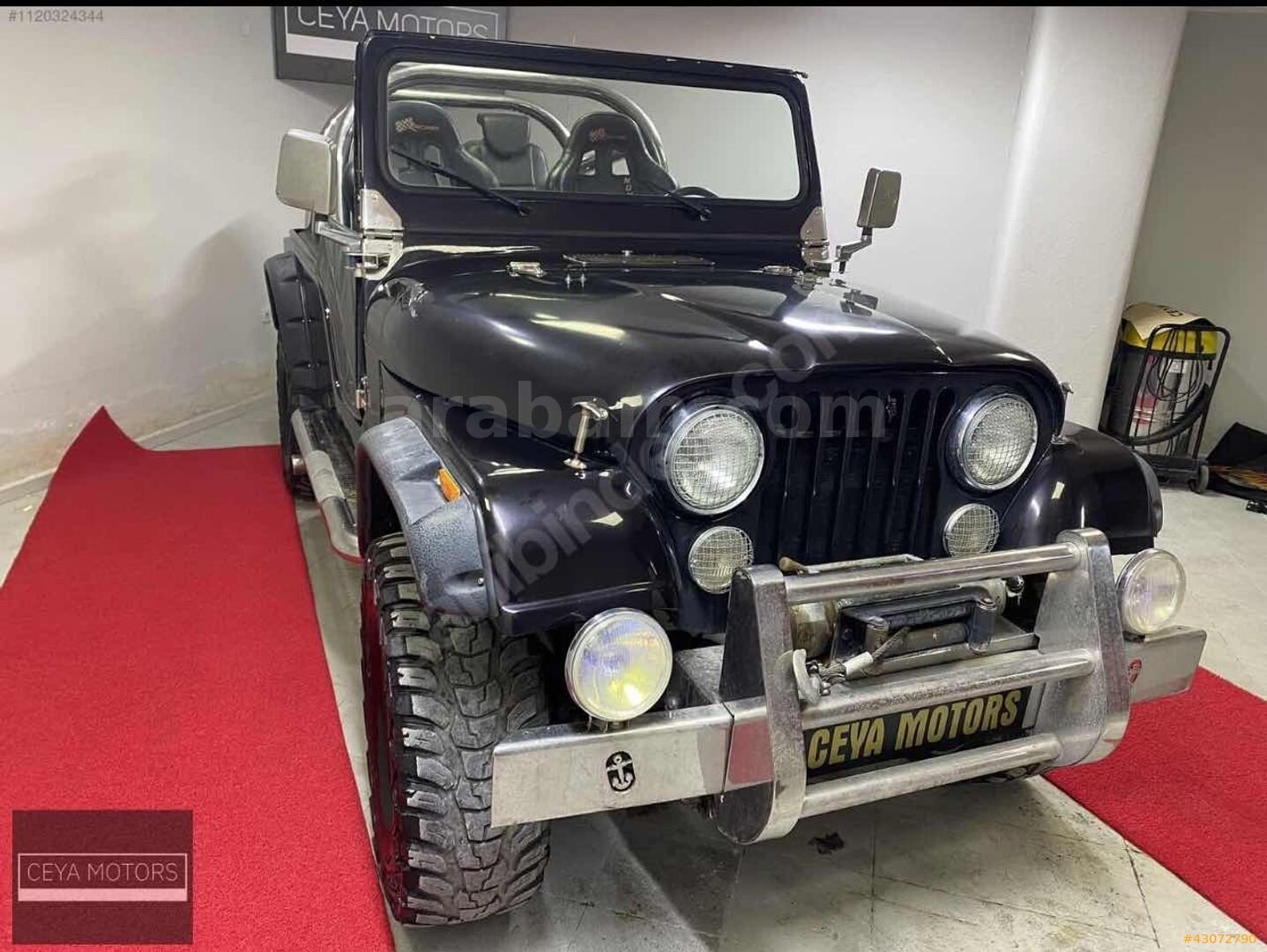 Galeriden Jeep CJ CJ-6 1980 Model İzmir 73.500 km Siyah 4