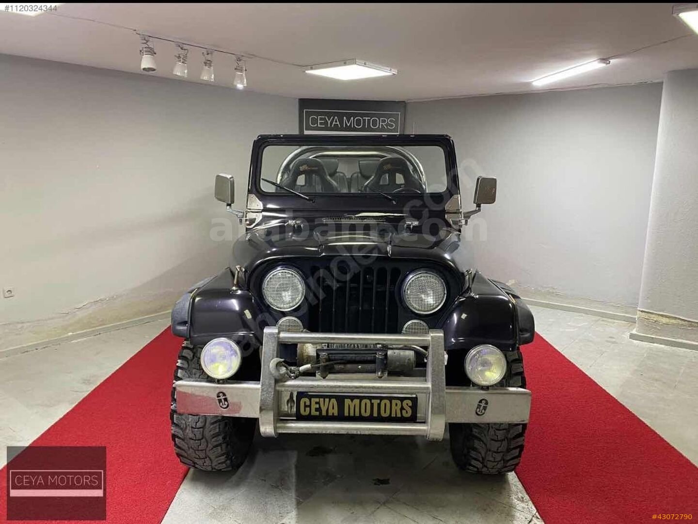 Galeriden Jeep CJ CJ-6 1980 Model İzmir 73.500 km Siyah 1