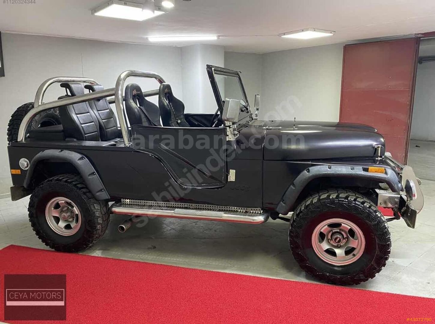 Galeriden Jeep CJ CJ-6 1980 Model İzmir 73.500 km Siyah 5