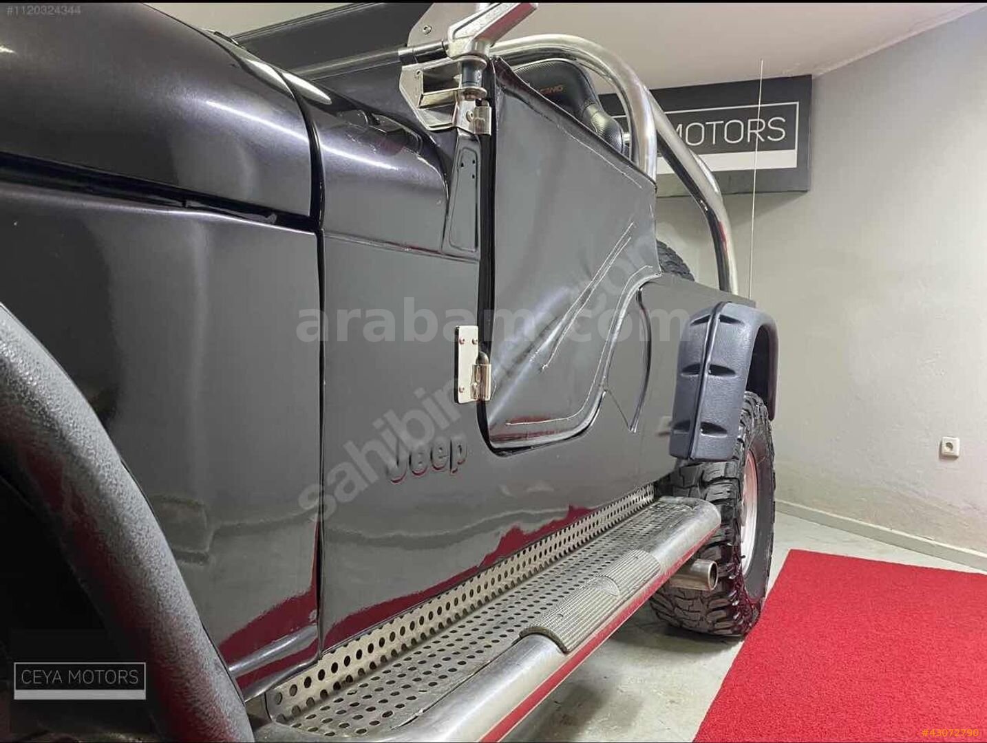Galeriden Jeep CJ CJ-6 1980 Model İzmir 73.500 km Siyah 7