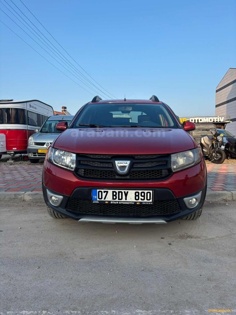 Galeriden Dacia Sandero 1.5 dCi Stepway 2016 Model Balıkesir 137.350 km Kırmızı 1