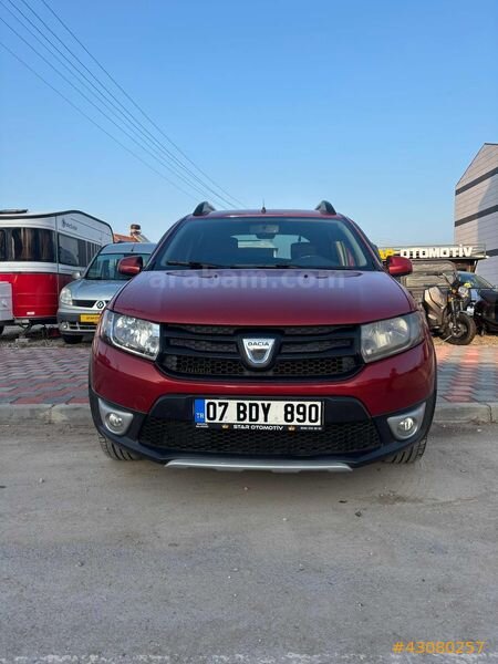 Galeriden Dacia Sandero 1.5 dCi Stepway 2016 Model Balıkesir 137.350 km Kırmızı