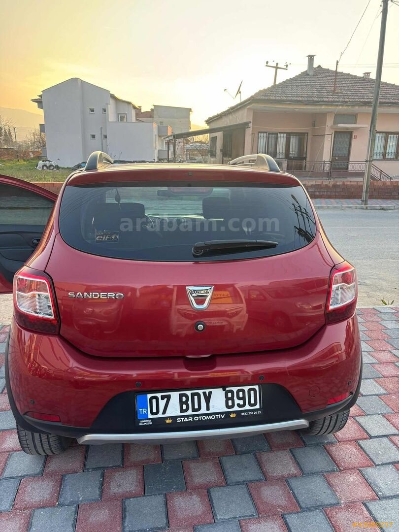 Galeriden Dacia Sandero 1.5 dCi Stepway 2016 Model Balıkesir 137.350 km Kırmızı 5