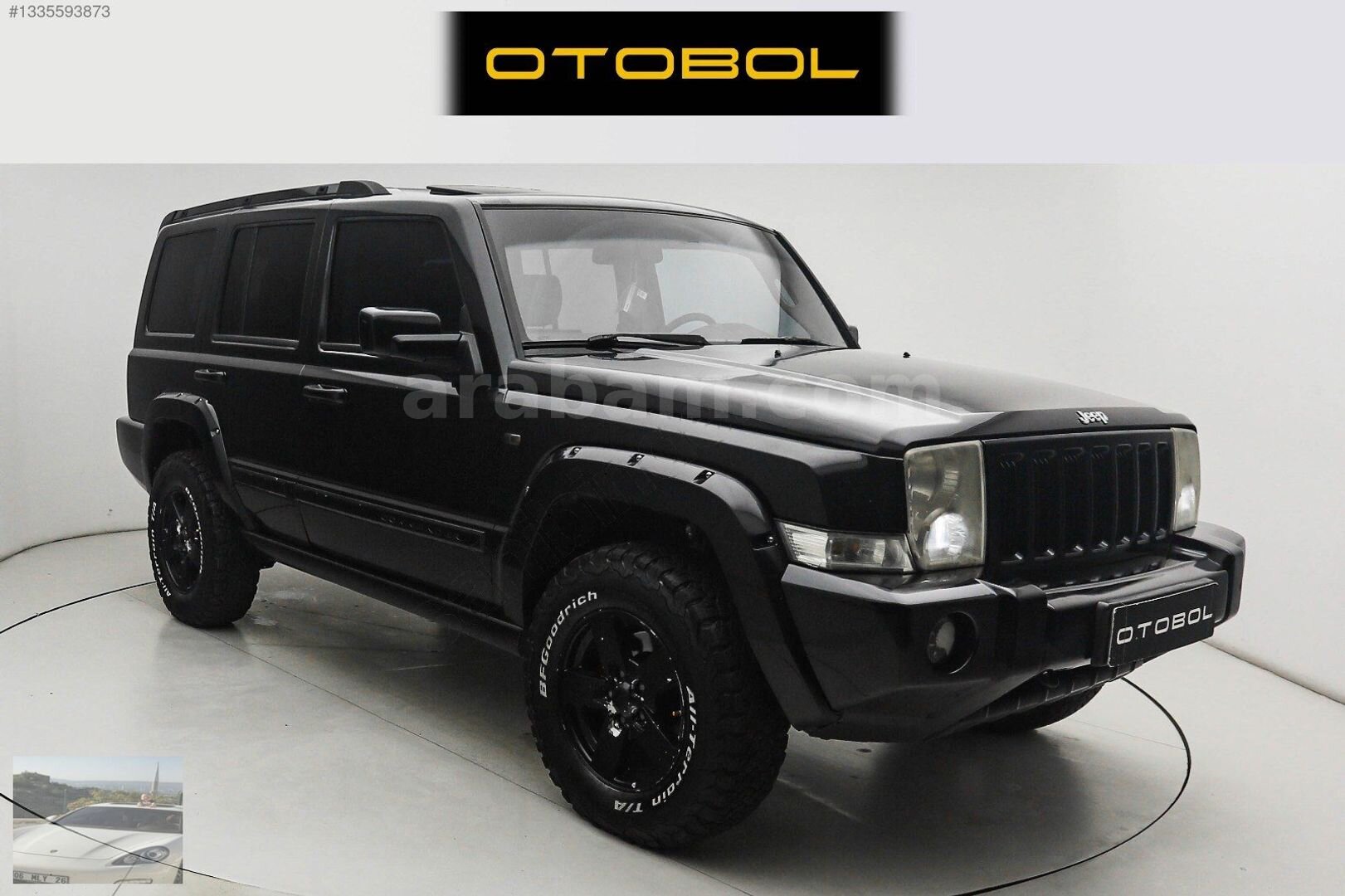Galeriden Jeep Commander 3.0 CRD 2007 Model Ankara 371.000 km Siyah 3