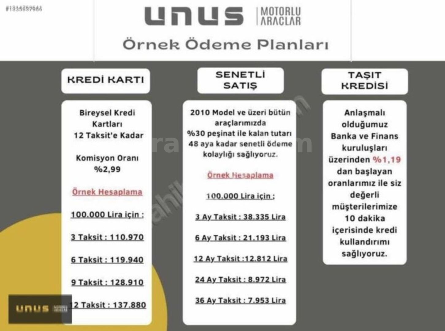 UNUS|FAİZSİZ 12AY-BOYASIZ 25' BEJ İÇ V2'UZN CAMTAVAN/KIŞ-6.000KM 3
