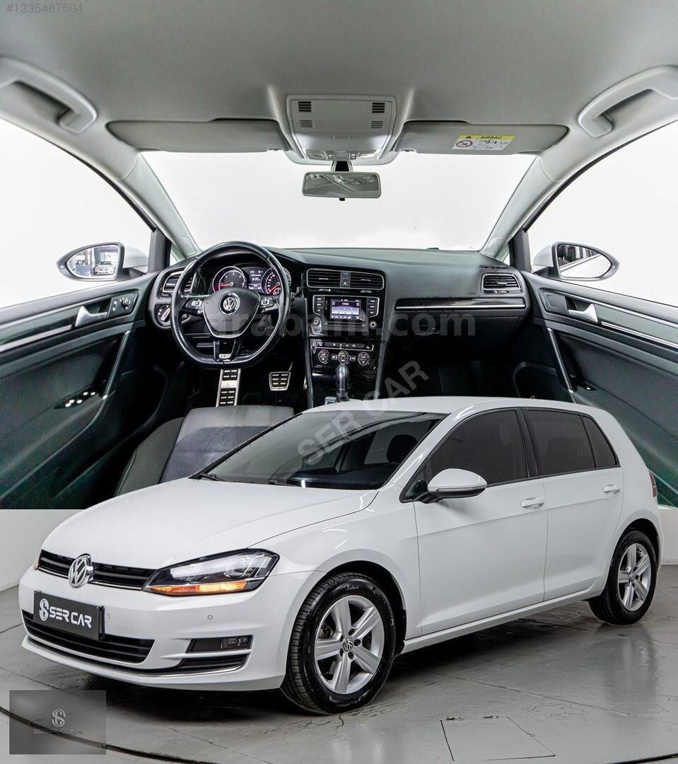 SER CAR'DAN2017/GOLF/155BNKM/300BNTL/PEŞİNAT/12/24/SENET/KREDİ/ 2