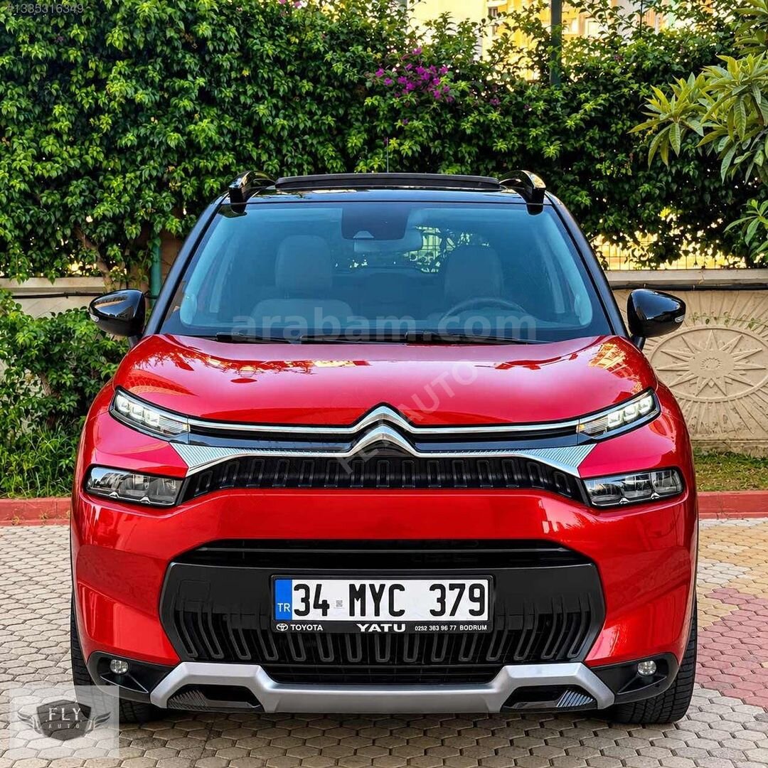 Galeriden Citroen C3 Aircross 1.2 PureTech Shine 2024 Model Mersin 34.000 km Kırmızı 2