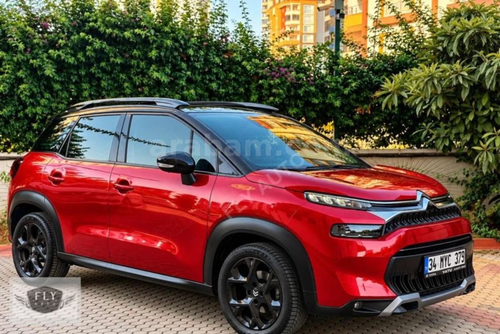 Galeriden Citroen C3 Aircross 1.2 PureTech Shine 2024 Model Mersin 34.000 km Kırmızı 1