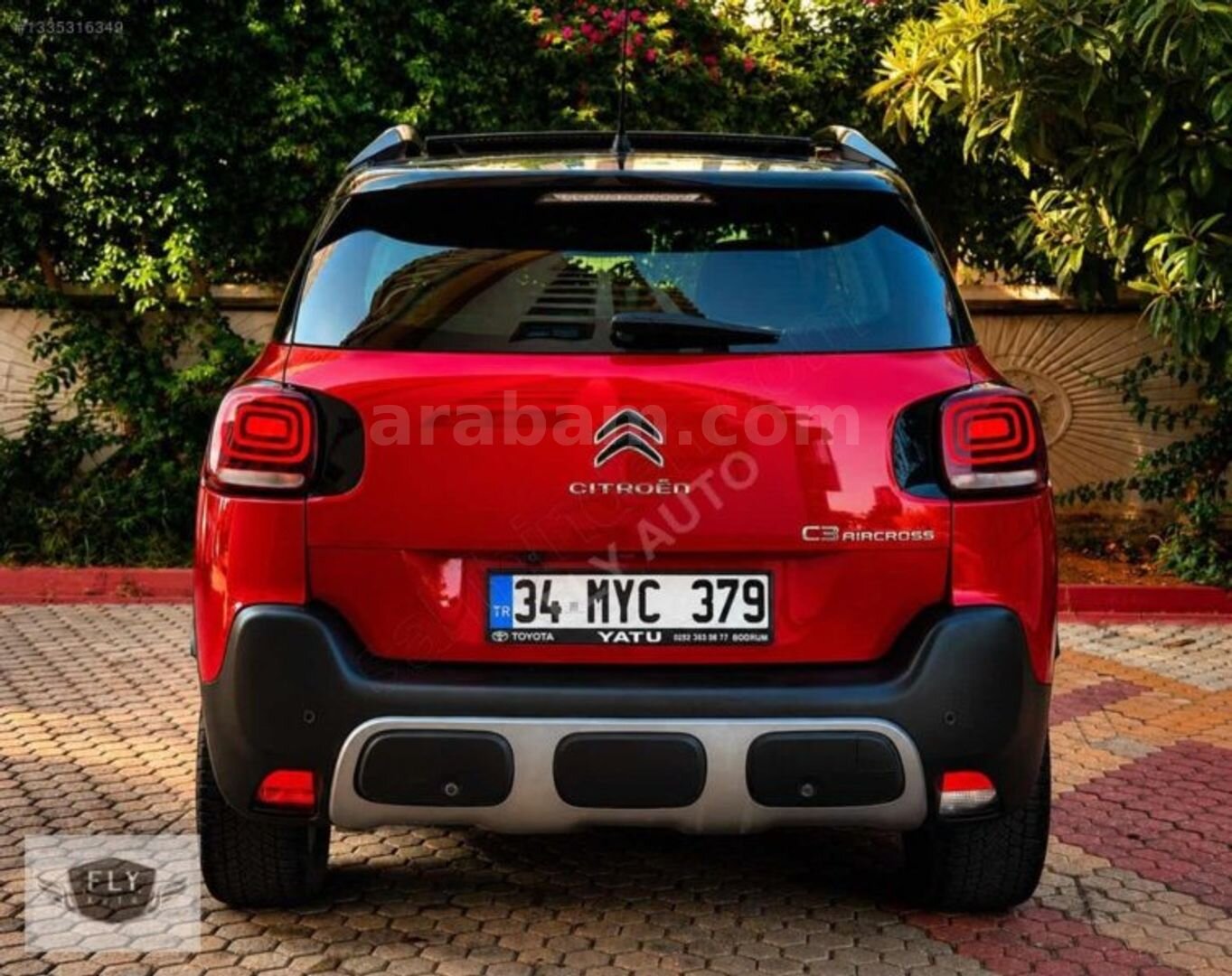 Galeriden Citroen C3 Aircross 1.2 PureTech Shine 2024 Model Mersin 34.000 km Kırmızı 5